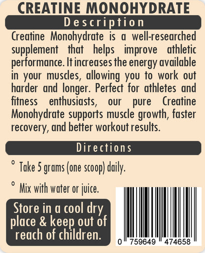 Pure Creatine Monohydrate