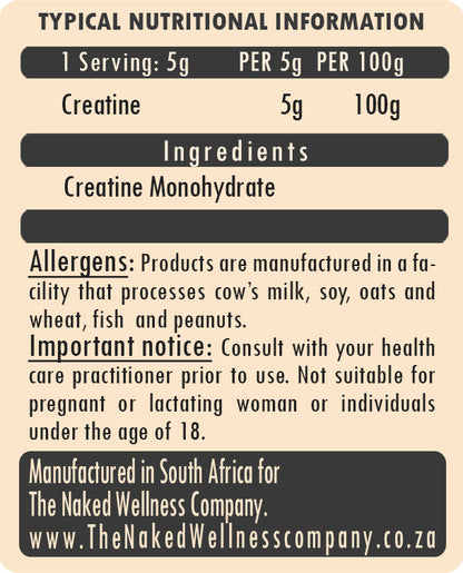 Pure Creatine Monohydrate